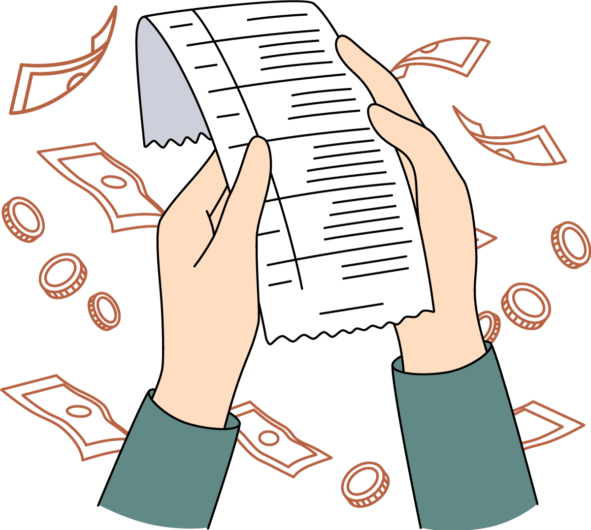 日常生活金示意圖