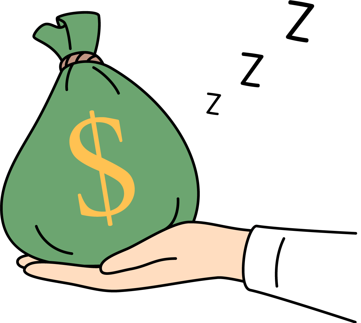 閒置資金示意圖